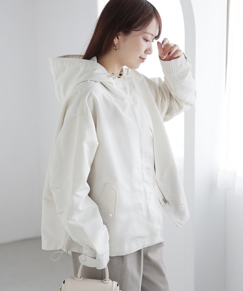 Riberry（リベリー）の「撥水マウンテンパーカー（マウンテンパーカー・レディース・アイボリー/ブラック/ネイビー・MEDIUM）」の6枚目の写真