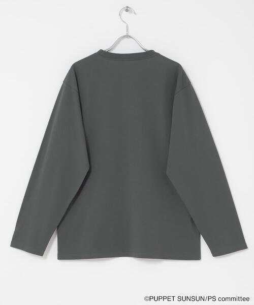 SENSE OF PLACE by URBAN RESEARCH（センスオブプレイスバイアーバンリサーチ）の「『ユニセックス』『別注』SUNSUN×SENSE OF PLACE　グラフィックTシャツ（Tシャツ/カットソー・レディース・チャコールグレー/オフホワイト・LARGE/MEDIUM）」の20枚目の写真