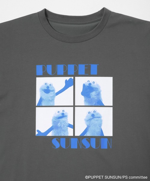 SENSE OF PLACE by URBAN RESEARCH（センスオブプレイスバイアーバンリサーチ）の「『ユニセックス』『別注』SUNSUN×SENSE OF PLACE　グラフィックTシャツ（Tシャツ/カットソー・レディース・チャコールグレー/オフホワイト・LARGE/MEDIUM）」の13枚目の写真