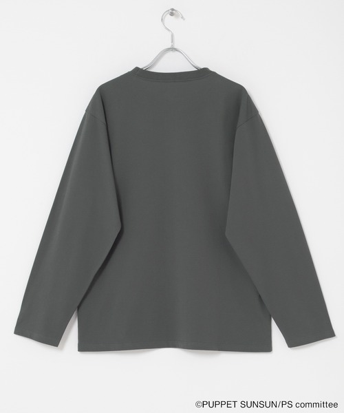 SENSE OF PLACE by URBAN RESEARCH（センスオブプレイスバイアーバンリサーチ）の「『ユニセックス』『別注』SUNSUN×SENSE OF PLACE　グラフィックTシャツ（Tシャツ/カットソー・レディース・チャコールグレー/オフホワイト・LARGE/MEDIUM）」の14枚目の写真