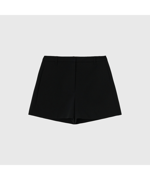 LOOKAST(ルックキャスト)の「コレットウールブレンドショーツ / COLETTE WOOL BLEND SHORTS_4colors(その他パンツ・レディース・チャコールグレー/ブラック/アイボリー/Beige・SMALL/MEDIUM)」の2枚目の写真