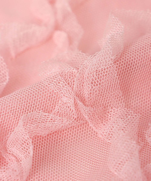 Jines（ジネス）の「チュールフリルトップス（Tシャツ/カットソー・レディース・ホワイト/ピンク/ブラック・38）」の21枚目の写真