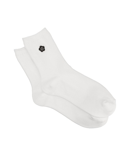 MARY QUANT（マリークワント）の「ベーシックリブ ソックス（ソックス/靴下・レディース・ピンク/ホワイト/ブラック/ネイビー・FREE）」の5枚目の写真