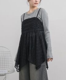RETRO GIRL（レトロガール）の「レースイレヘムキャミ（キャミソール）」