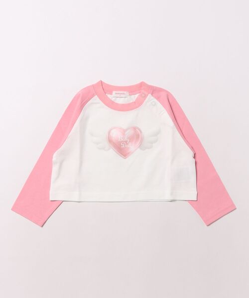 ぷっくりプリントラグランロンT 1418K（Tシャツ/カットソー