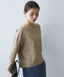 UNTITLED | 【洗える/6分袖】ボートネックブラウス(シャツ/ブラウス)
