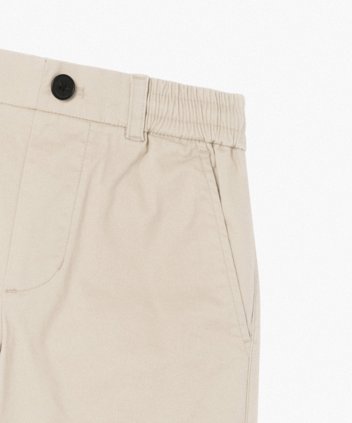MUSINSA STANDARD KIDS（ムシンサスタンダードキッズ）の「バンディングチノショーツ[クリーム]（その他パンツ・レディース・その他・160/100/110/120/130/140/150）」の4枚目の写真