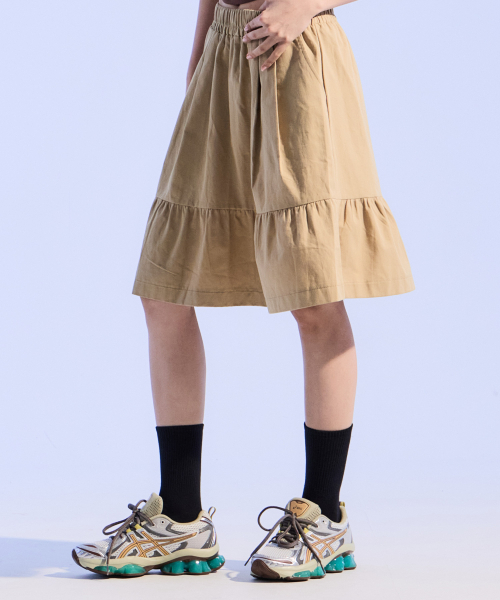 MOAA(モア)の「Breeze Tiered Skirt (BEIGE)(スカート・レディース・その他・FREE)」の1枚目の写真
