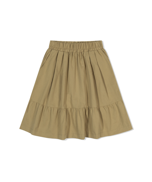 MOAA(モア)の「Breeze Tiered Skirt (BEIGE)(スカート・レディース・その他・FREE)」の2枚目の写真