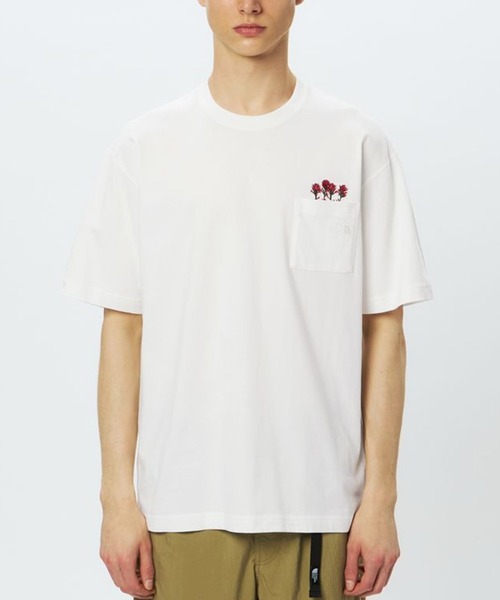 THE NORTH FACE(ザノースフェイス)の「【THE NORTH FACE】S/S FD FLOWER LG T(Tシャツ/カットソー・メンズ・オリーブ/オフホワイト・M/L/XL)」の8枚目の写真