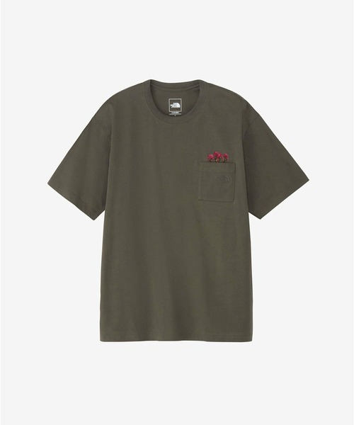 THE NORTH FACE(ザノースフェイス)の「【THE NORTH FACE】S/S FD FLOWER LG T(Tシャツ/カットソー・メンズ・オリーブ/オフホワイト・M/L/XL)」の6枚目の写真