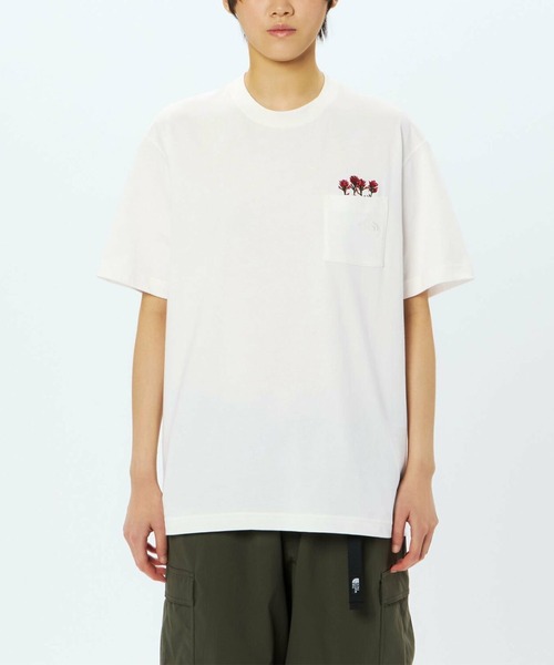 THE NORTH FACE(ザノースフェイス)の「【THE NORTH FACE】S/S FD FLOWER LG T(Tシャツ/カットソー・メンズ・オリーブ/オフホワイト・M/L/XL)」の9枚目の写真
