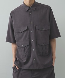 【UJOH HOMME/ウジョー】Multi Pocket Half Sleeve Shirt