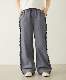 MILKFED.（ミルクフェド）の「STRIPED RUFFLE PANTS（その他パンツ）」