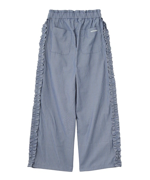 MILKFED.（ミルクフェド）の「STRIPED RUFFLE PANTS（その他パンツ・レディース・ライトパープル/ネイビー/ライトピンク・S/M）」の13枚目の写真