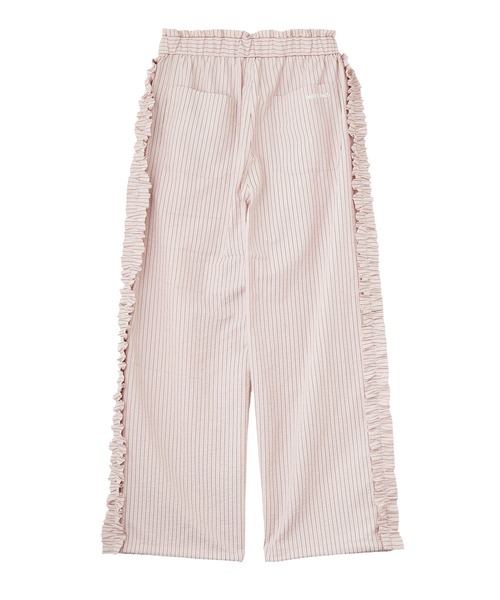 MILKFED.（ミルクフェド）の「STRIPED RUFFLE PANTS（その他パンツ・レディース・ライトパープル/ネイビー/ライトピンク・S/M）」の15枚目の写真