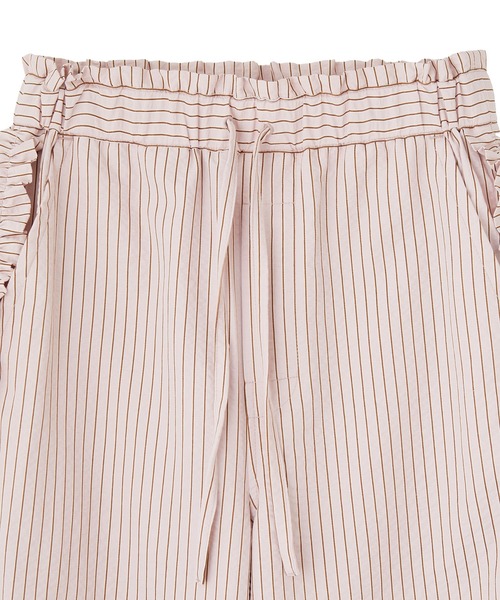 MILKFED.（ミルクフェド）の「STRIPED RUFFLE PANTS（その他パンツ・レディース・ライトパープル/ネイビー/ライトピンク・S/M）」の17枚目の写真