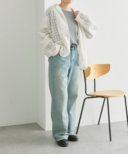 ear PAPILLONNER(イアパピヨネ)の「刺繍ジャケット【SUM1 STYLE】(その他アウター・レディース・ブラック/ホワイト・FREE)」の10枚目の写真