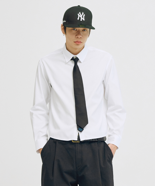 TAKEASY(テイクイージー)の「クラシッククロップシャツ(ホワイト)(シャツ/ブラウス・メンズ・その他・SMALL/MEDIUM/LARGE)」の1枚目の写真