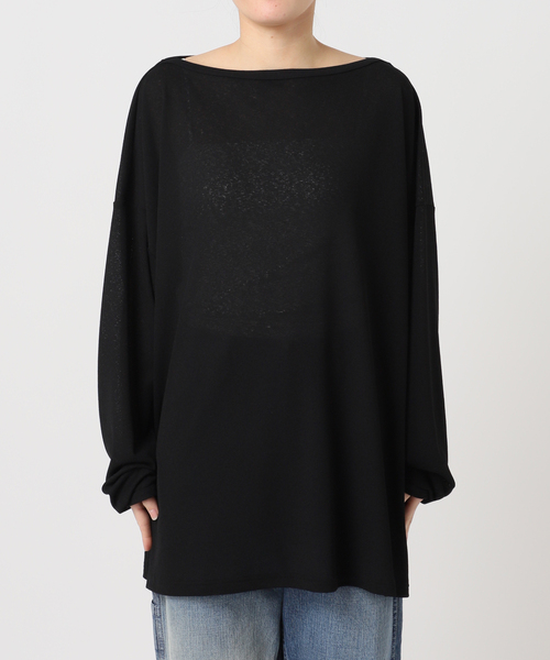 CITYSHOP（シティーショップ）の「WAFFLE LONG SLEEVE TEE：Tシャツ（Tシャツ/カットソー・レディース・ブラック/グリーン/ホワイト・FREE）」の17枚目の写真