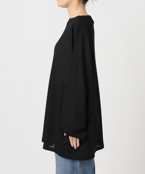 CITYSHOP（シティーショップ）の「WAFFLE LONG SLEEVE TEE：Tシャツ（Tシャツ/カットソー・レディース・ブラック/グリーン/ホワイト・FREE）」の18枚目の写真