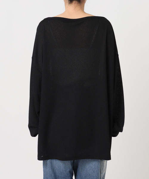 CITYSHOP（シティーショップ）の「WAFFLE LONG SLEEVE TEE：Tシャツ（Tシャツ/カットソー・レディース・ブラック/グリーン/ホワイト・FREE）」の19枚目の写真