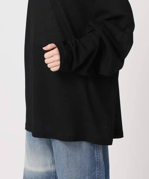 CITYSHOP（シティーショップ）の「WAFFLE LONG SLEEVE TEE：Tシャツ（Tシャツ/カットソー・レディース・ブラック/グリーン/ホワイト・FREE）」の22枚目の写真