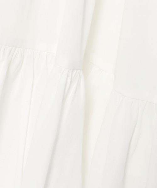 mysty woman（ミスティウーマン）の「リネンMIXギャザースカート 666528（スカート・レディース・ブラウン/オフホワイト/ブラック・FREE）」の21枚目の写真