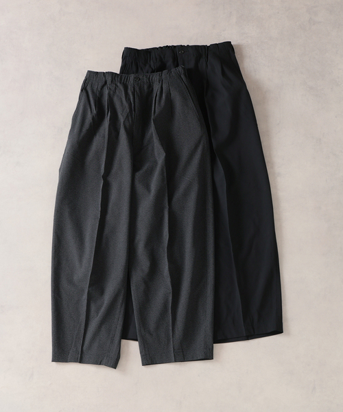 JOURNAL STANDARD J.S HOMESTEAD（ジャーナルスタンダードホームステッド）の「J.S.Homestead / シャドー インフレーション スラックス（スラックス・メンズ・ライトグレー/ブラック・LARGE/MEDIUM）」の3枚目の写真