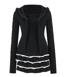 andwang（アンドワン）の「Ribcrafted Knit Dress Set（ワンピース）」