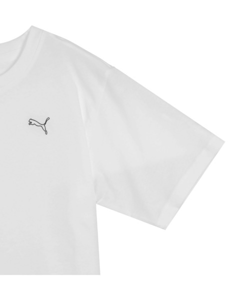 PUMA(プーマ)の「PUMA プーマ ウィメンズ ESS MX リラックス 半袖 Tシャツ(Tシャツ/カットソー・レディース・ブラック/ホワイト/サンドベージュ/ホワイト系その他5・X-LARGE/SMALL/MEDIUM/LARGE)」の9枚目の写真