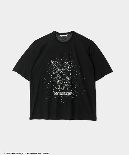 beautiful people(ビューティフルピープル)の「【beautiful people/ビューティフルピープル】MY MELODY&KUROMI 80/2 ELS jersey T/マイメロディ&クロミ/シアーTシャツ(Tシャツ/カットソー・レディース・ブラック系その他2/ブラック・36)」の9枚目の写真