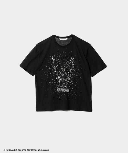 beautiful people(ビューティフルピープル)の「【beautiful people/ビューティフルピープル】MY MELODY&KUROMI 80/2 ELS jersey T/マイメロディ&クロミ/シアーTシャツ(Tシャツ/カットソー・レディース・ブラック系その他2/ブラック・36)」の19枚目の写真