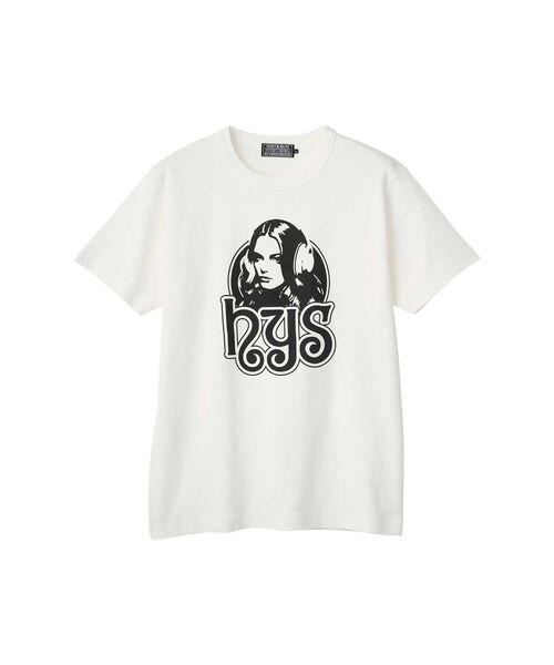 HYSTERIC GLAMOUR(ヒステリックグラマー)の「FUTURE DAYS Tシャツ(Tシャツ/カットソー・メンズ・ホワイト/ブラック/カーキ・X-LARGE/LARGE/MEDIUM/SMALL)」の1枚目の写真