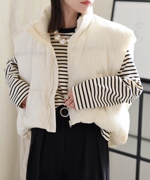 Feliz（フェリス）の「エコダウンベストジャケット（ダウンベスト）」