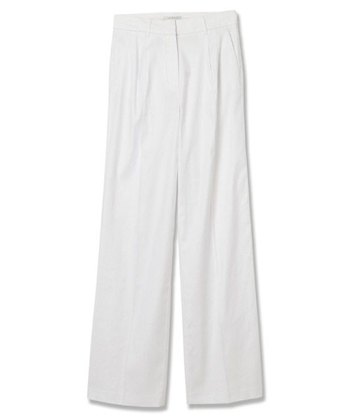 Guess(ゲス)の「CARLA Linen Pant パンツ(スラックス・レディース・ホワイト・X-SMALL/SMALL/MEDIUM)」の1枚目の写真