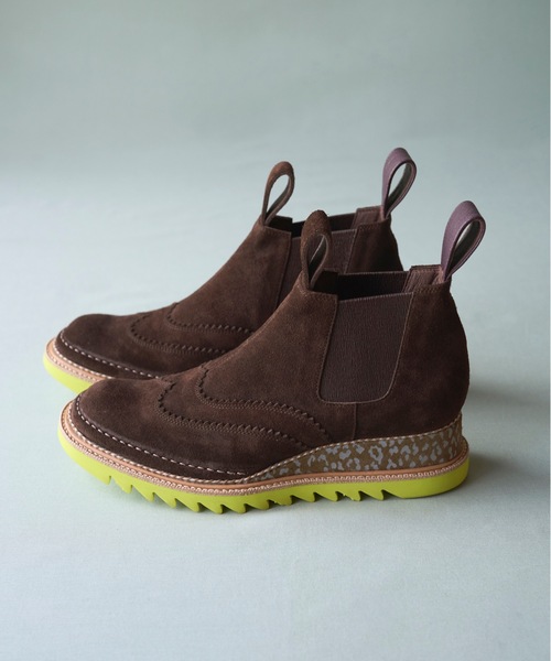 JUCO.(ジュコ)の「ブラウンポップブーツ(ブーツ・レディース・ブラウン×イエロー・23cm/23.5cm/24cm/24.5cm/25cm/25.5cm/26.5cm)」の10枚目の写真