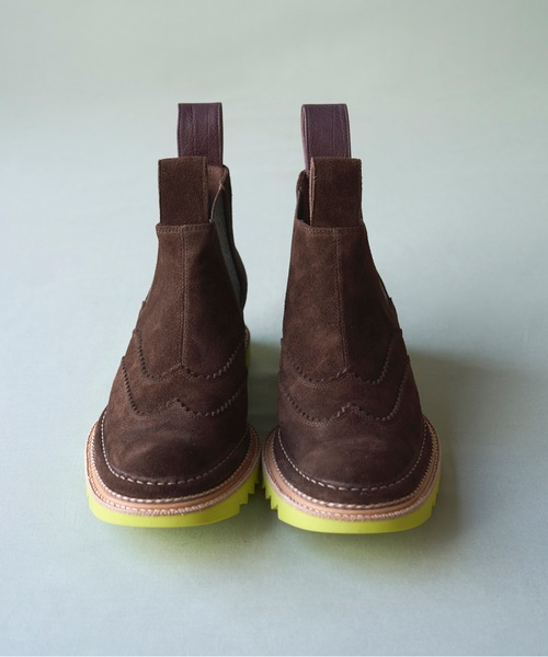 JUCO.(ジュコ)の「ブラウンポップブーツ(ブーツ・レディース・ブラウン×イエロー・23cm/23.5cm/24cm/24.5cm/25cm/25.5cm/26.5cm)」の11枚目の写真