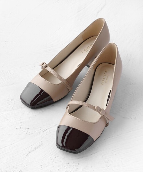 TOCCA(トッカ)の「RIBBON CROSSING PUMPS メリージェーン パンプス(パンプス・レディース・アイボリー系/ベージュ系/ブラック系・37/36/35/39/38)」の17枚目の写真
