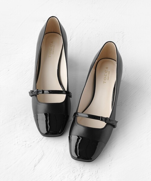 TOCCA(トッカ)の「RIBBON CROSSING PUMPS メリージェーン パンプス(パンプス・レディース・アイボリー系/ベージュ系/ブラック系・37/36/35/39/38)」の20枚目の写真