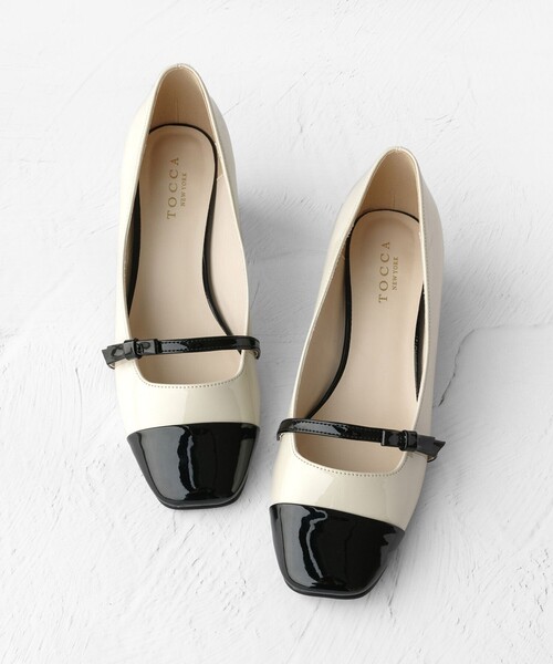 TOCCA(トッカ)の「RIBBON CROSSING PUMPS メリージェーン パンプス(パンプス・レディース・アイボリー系/ベージュ系/ブラック系・37/36/35/39/38)」の22枚目の写真