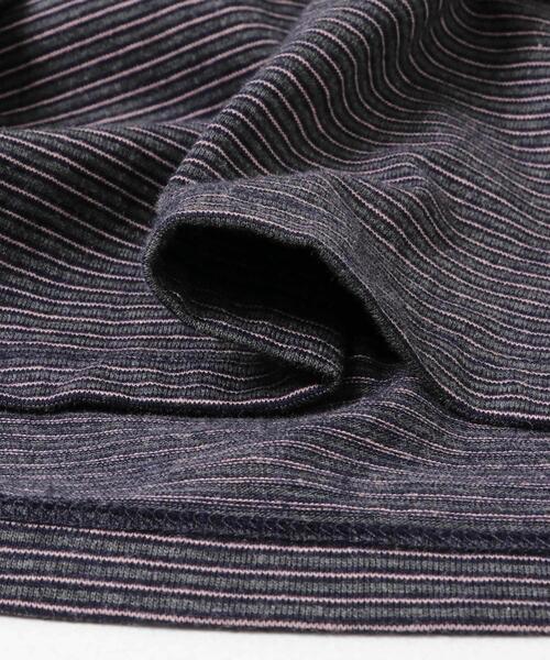 KBF（ケイビーエフ）の「ビスチェデザインBIGボーダーTEE（Tシャツ/カットソー・レディース・ホワイト系その他/ブラウン系その他/グレー系その他・ONE）」の10枚目の写真