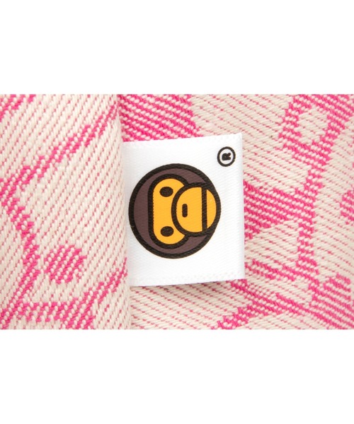 A BATHING APE(アベイシングエイプ)の「BABY MILO MEDIUM BACKPACK #3(バックパック/リュック・メンズ・ピンク・FREE)」の5枚目の写真