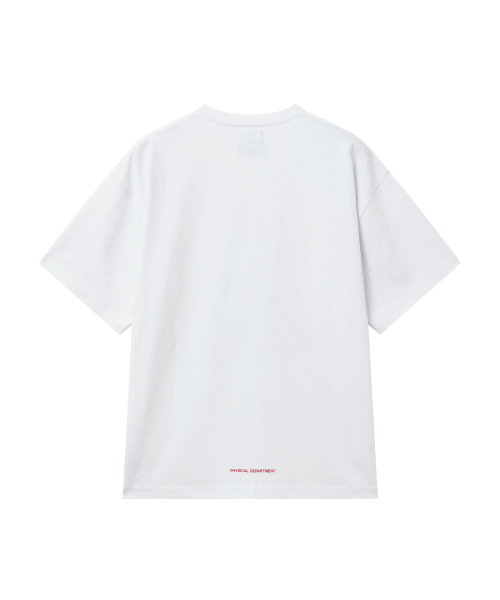 PHYPS MOTORCYCLE(フィップスモーターサイクル)の「Super Cub Ride Bear Short Sleeve White(Tシャツ/カットソー・レディース・その他・SMALL/MEDIUM/LARGE/X-LARGE)」の5枚目の写真