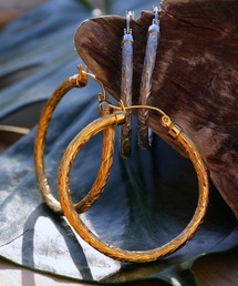 IRIEBEACH（アイリービーチ）の「whoop pierce 40mm/【ハワイアンジュエリー】【サージカルステンレス】【金属アレルギー対応】【IRIEBEACH / アイリービーチ】つけっぱなしOK（ピアス（両耳用））」