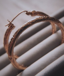 IRIEBEACH（アイリービーチ）の「whoop pierce 40mm/【ハワイアンジュエリー】【サージカルステンレス】【金属アレルギー対応】【IRIEBEACH / アイリービーチ】つけっぱなしOK（ピアス（両耳用））」