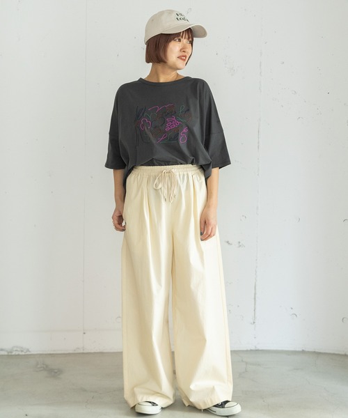 POU DOU DOU（プードゥドゥ）の「ドロストイージーワイドパンツ（その他パンツ・レディース・ラベンダー/ブルー系その他/キナリ・3）」の10枚目の写真