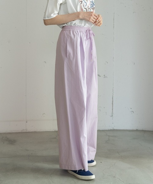 POU DOU DOU（プードゥドゥ）の「ドロストイージーワイドパンツ（その他パンツ・レディース・ラベンダー/ブルー系その他/キナリ・3）」の19枚目の写真