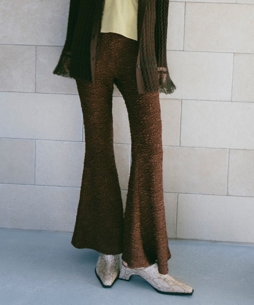 Puff Jacquard Stretch Pants（その他パンツ）｜sahara（サハラ）の