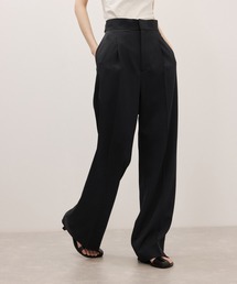 ADAM ET ROPE'（アダムエロペ）の「【サステナブル】ナロースラックス/接触冷感/防シワ/遮熱/UVカット（スラックス）」